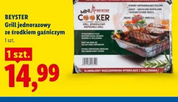 Beyster Grill jednorazowy ze środkiem gaśniczym