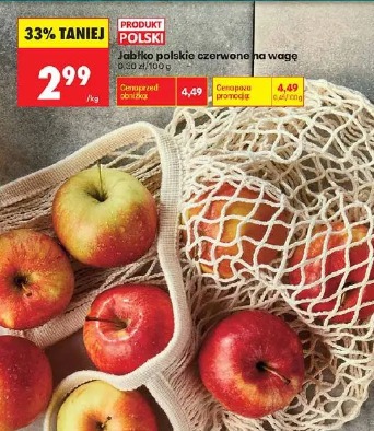 Jabłko polskie czerwone