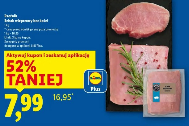 Schab wieprzowy bez kości 