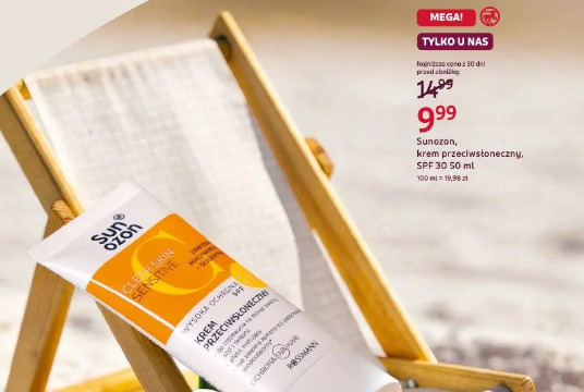 Sunozon, krem przeciwsłoneczny, SPF 30, 50 ml