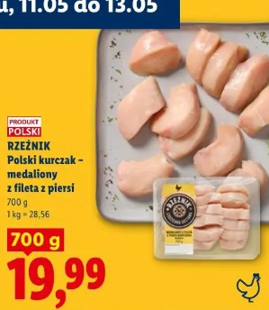 Rzeźnik Polski kurczak – medaliony z fileta z piersi