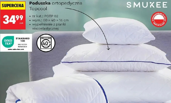 Poduszka ortopedyczna Topcool Smukee