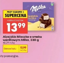 Alpejskie Mleczko o smaku waniliowym Milka
