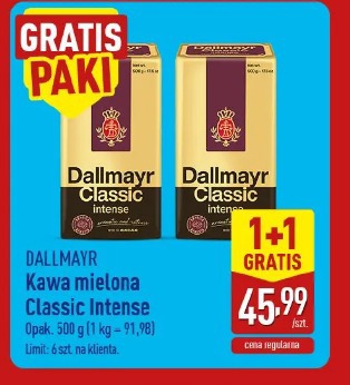 Dallmayr kawa mielona Classic Intense