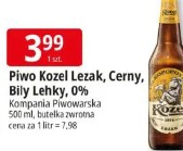 Piwo Kozel Lezak, Cerny, Bily Lehký, 0% Kompania Piwowarska