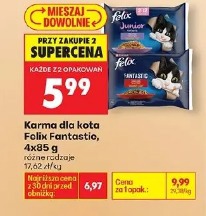 Felix Fantastic karma dla kota, 4x85 g