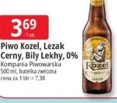 Piwo Kozel, Leżak Czerny, Bily Lekky, 0% Kompania Piwowarska