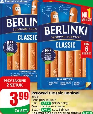 Parówki Classic Berlinki