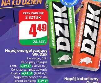 Napój energetyzujący WK Dzik