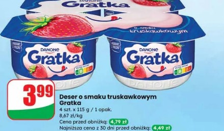 Deser o smaku truskawkowym Gratka