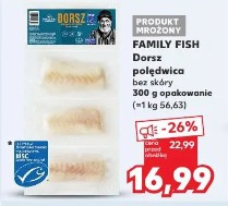 Family Fish Dorsz polędwiczki bez skóry