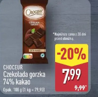 Chocoeur Czekolada gorzka 74% kakao
