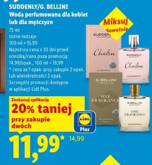Suddenly/G. Bellini Woda perfumowana dla kobiet lub dla mężczyzn