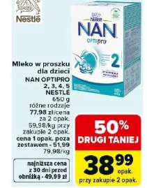 Mleko w proszku dla dzieci NAN OPTIPRO