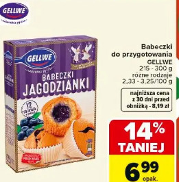Babeczki do przygotowania GELWE różne rodzaje