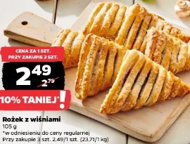 Różek z wiśniami