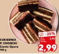 Cukiernia P. Chojeciki Ciasto Opera
