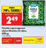 Fasola szparagowa cięta Mrożna Kraina