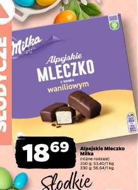 Alpejskie Mleczko Milka