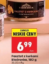Pasztet z kurkami Biedronka