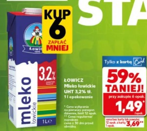 Łowicz Mleko łowickie UHT 3,2% tł.