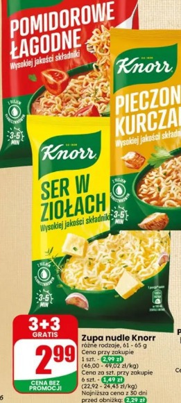 Zupa nudle Knorr