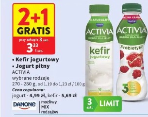 Jogurt pitny Activia