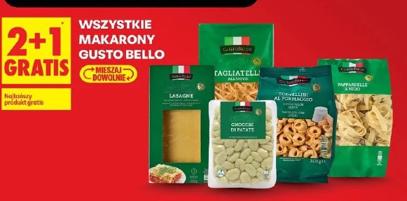 Wszystkie makarony Gusto Bello