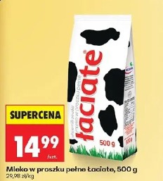 Mleko w proszku pełne Łaciate