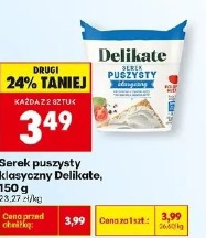 Serek puszysty klasyczny Delikate