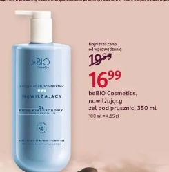 beBIO Cosmetics, nawilżający żel pod prysznic