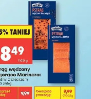 Pstrąg wędzony na gorąco Marinero łagodny z pieprzem