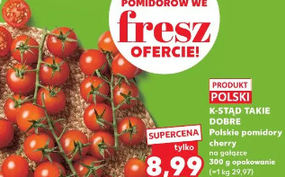 K-Stąd Takie Dobre Polskie pomidory cherry na gałązce