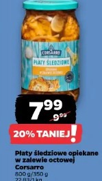 Płaty śledziowe opiekane w zalewie octowej Corsarro