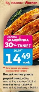 Boczek w marynacie paprykowej