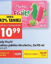 Lody Fruit! malina-jabłko Marletto