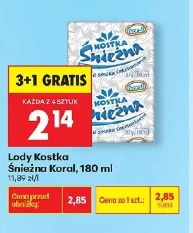 Lody Kostka Śnieżna Koral