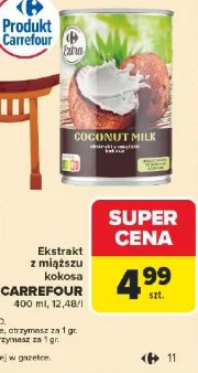 Ekstrakt z miąższu kokosa Carrefour