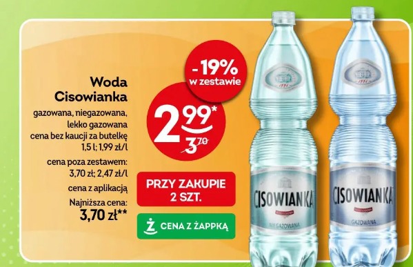 Woda Cisowianka