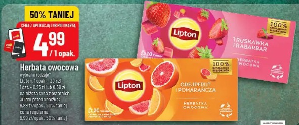 Herbata owocowa Lipton
