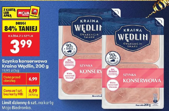 Szynka konserwowa Kraina Wędlin