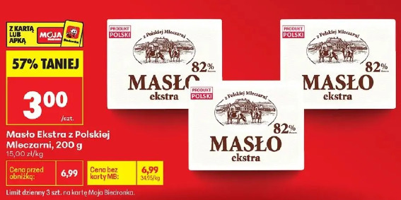 Masło Ekstra z Polskiej Mleczarni