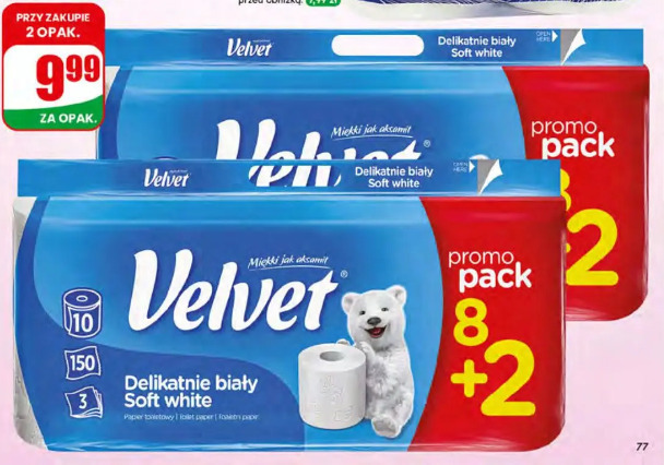 Papier toaletowy Velvet