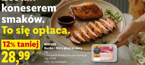 Rzeźnik Kaczka – filet z piersi ze skórą