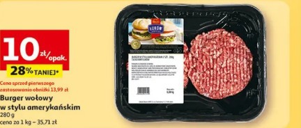 Burger wołowy w stylu amerykańskim