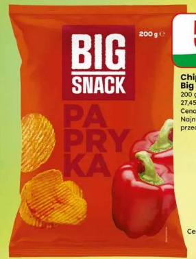 Chipsy papryka Big Snack