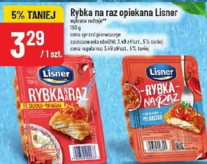 Rybka na raz opiekana Lisner