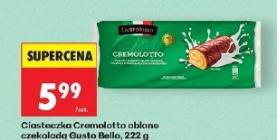 Ciasteczka Cremolotto oblane czekoladą Gusto Bello
