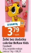 Żelki bez dodatku cukrów BeRaw Kids Foodwell