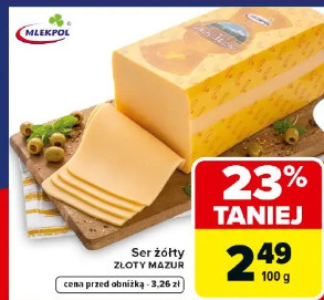 Ser żółty Złoty Mazur